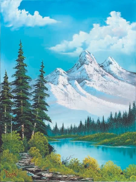 Bob Ross Painting Workshop: S12 E02—Distant Mountains