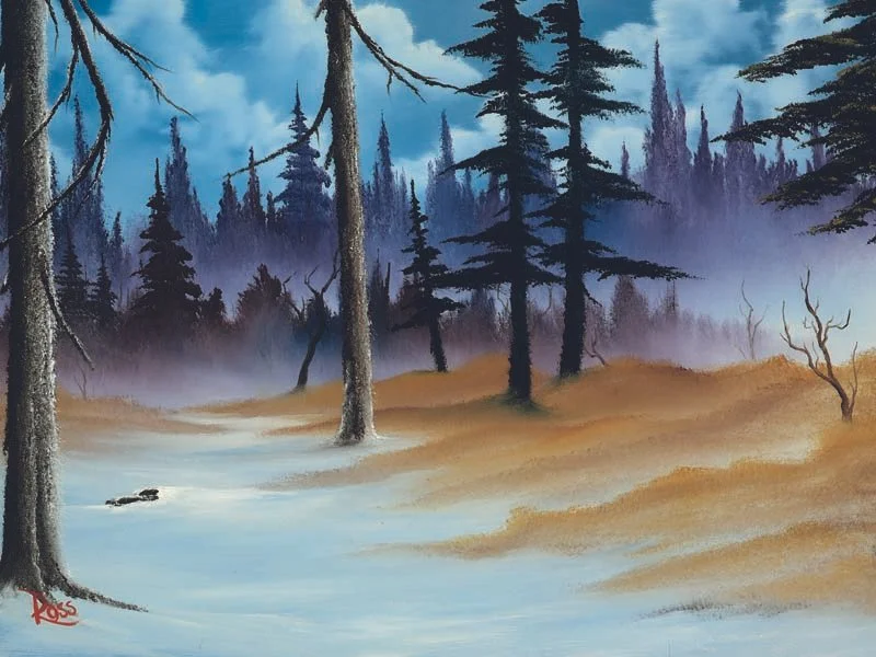 Bob Ross Painting Workshop: S06 E06—Snow Trail