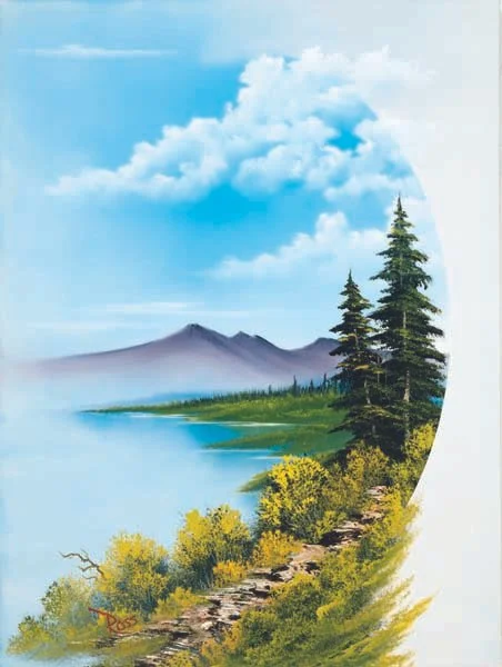 Bob Ross Painting Workshop: S18 E01—Half Oval Vignette