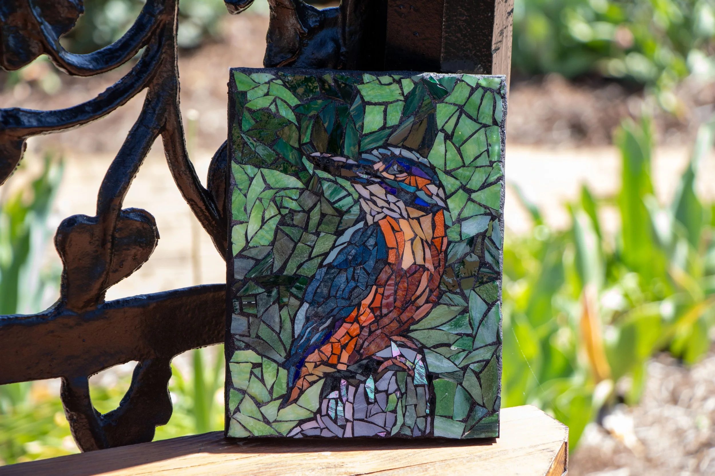 Glass Mosaic Panel: Birds and Butterflies (Two-Day Workshop)&nbsp;
