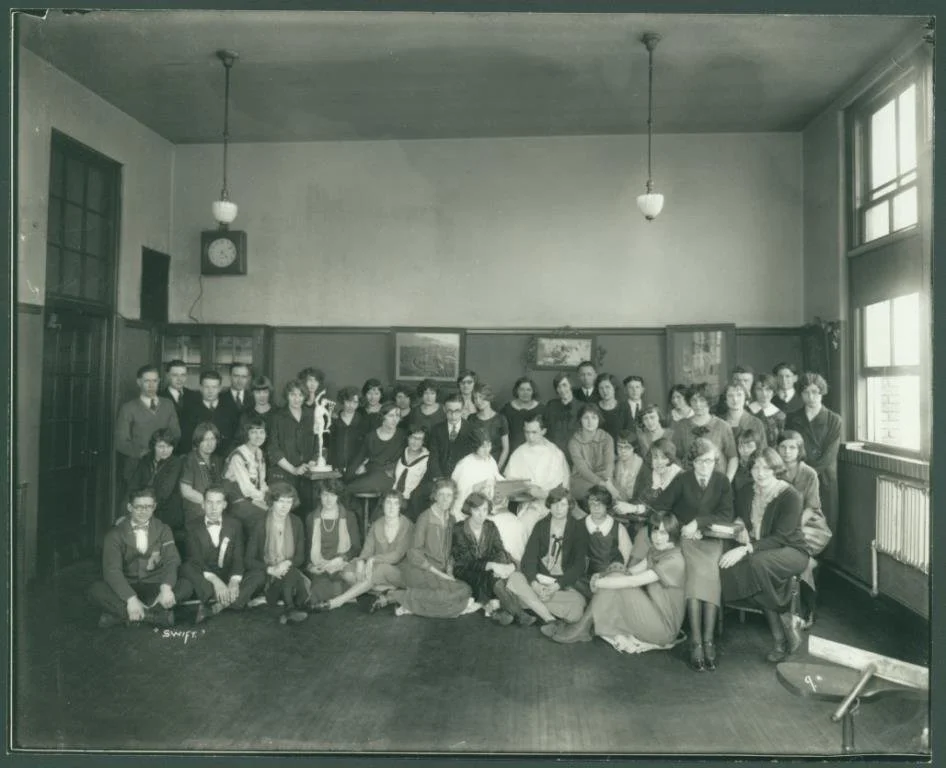 Miss Emma Cammack’s Latin class, Muncie Central High School, circa 1923-1924 