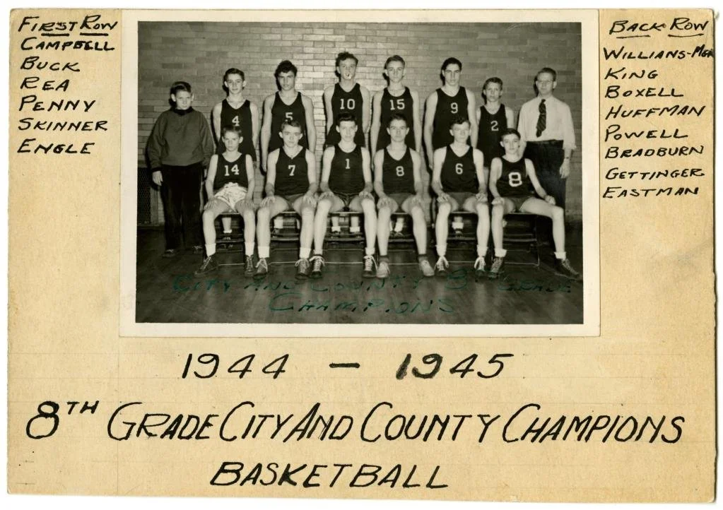 Wilson Junior High School 8th grade basketball team, 1944-1945 