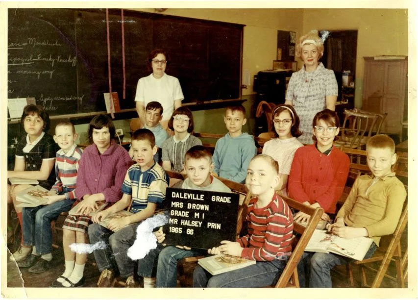 Mrs. Brown’s class, Daleville Elementary School, 1965 