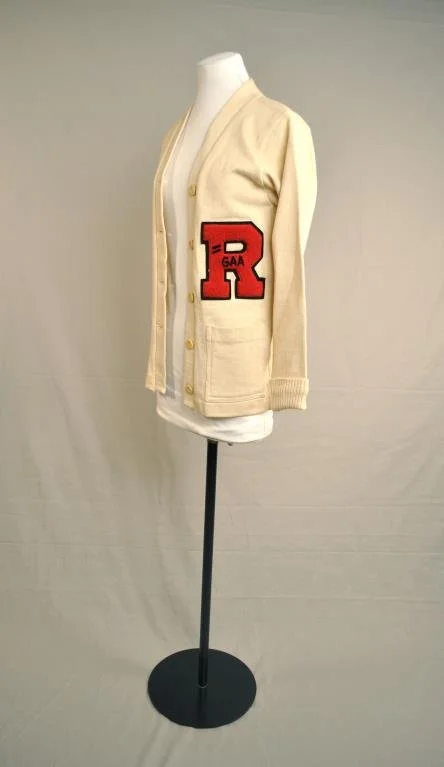 Nell McCoskey’s Royerton High School letter sweater, 1953 