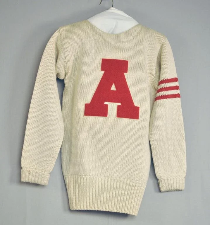 Albany High School letter sweater, 1935 
