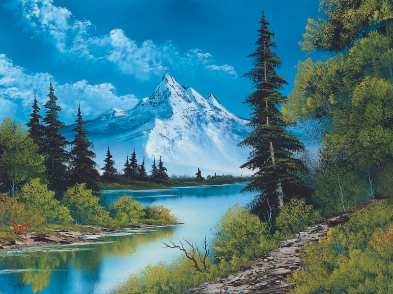 Bob Ross Painting Workshop: S13 E10—Mountain Summit