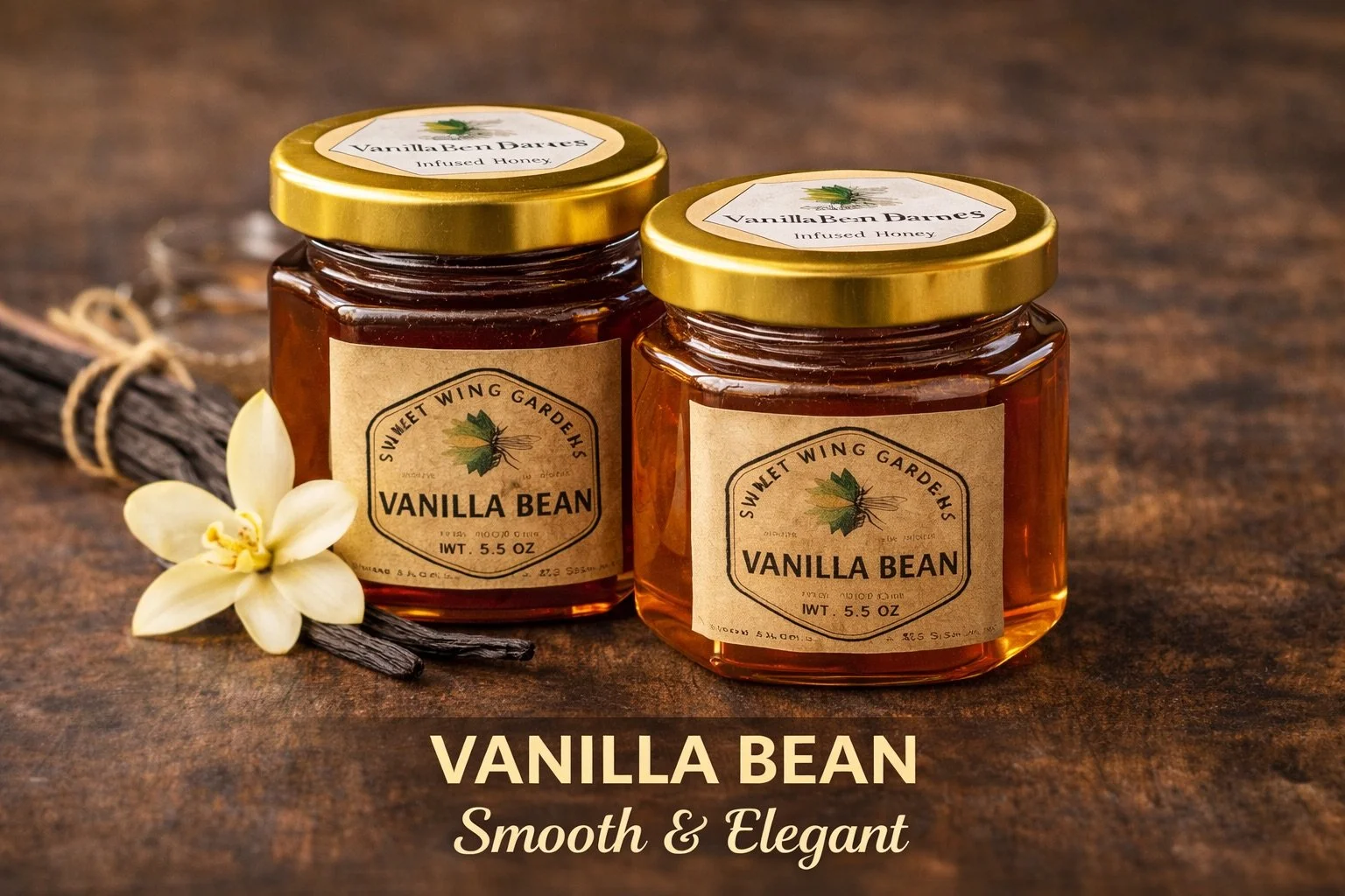 Vanilla Bean Infused Honey