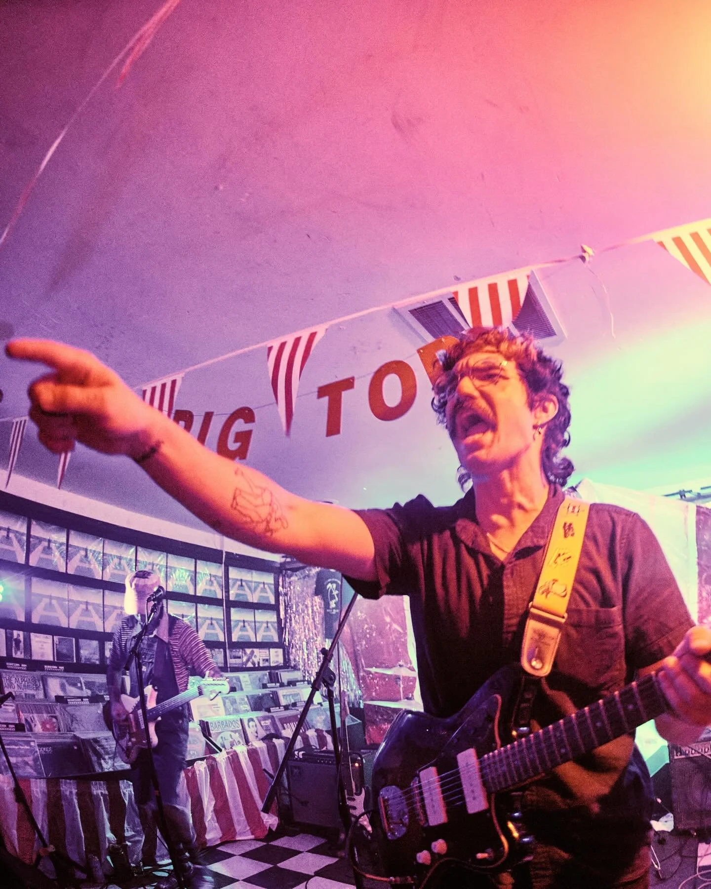 TOMORROW (March 7th) the circus is back in town 🤡🎪 join us for the 4th (semi) Annual Big Top Fest, this year partnered up with Pistachioland 🌰 this is our last hometown show for a while, and our official tour kickoff 🍻 come see your boys off in s