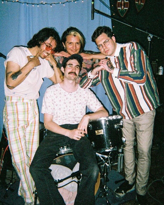 Our debut, self-titled record came out 5 years ago this week🤸🏻🪣 we spent the COVID years writing and recording the album in apartments across LA, annoying our neighbors late into the night and plotting for when the world reopened over balcony cock