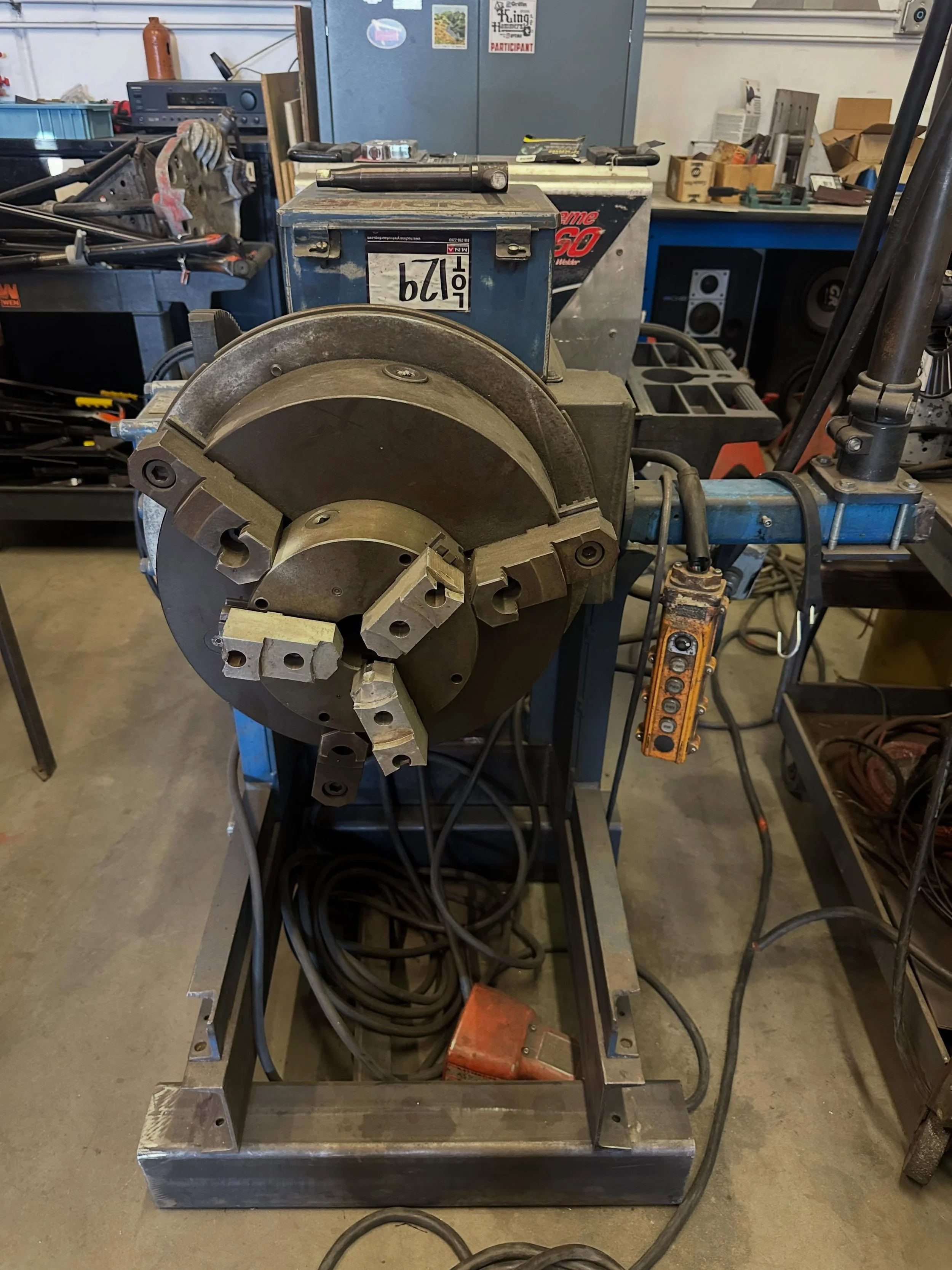 Digital Automation. Weld positioner WELDING. 
Getting ready for next week.
