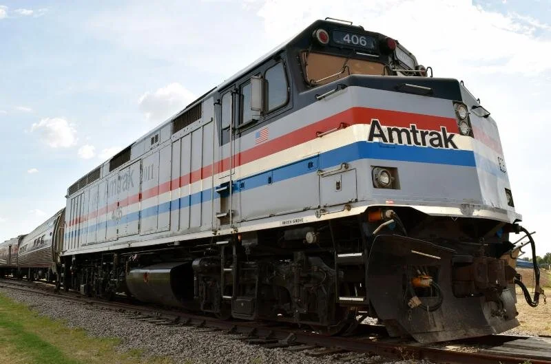 Amtrak Graces Museum Rails — Museum of the American Railroad