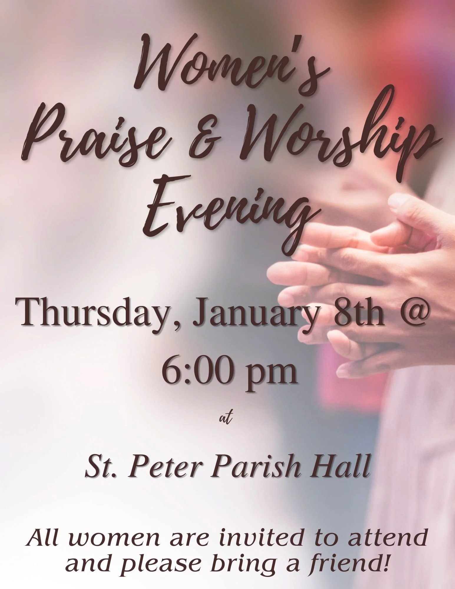 Women's Praise and Worship Evening