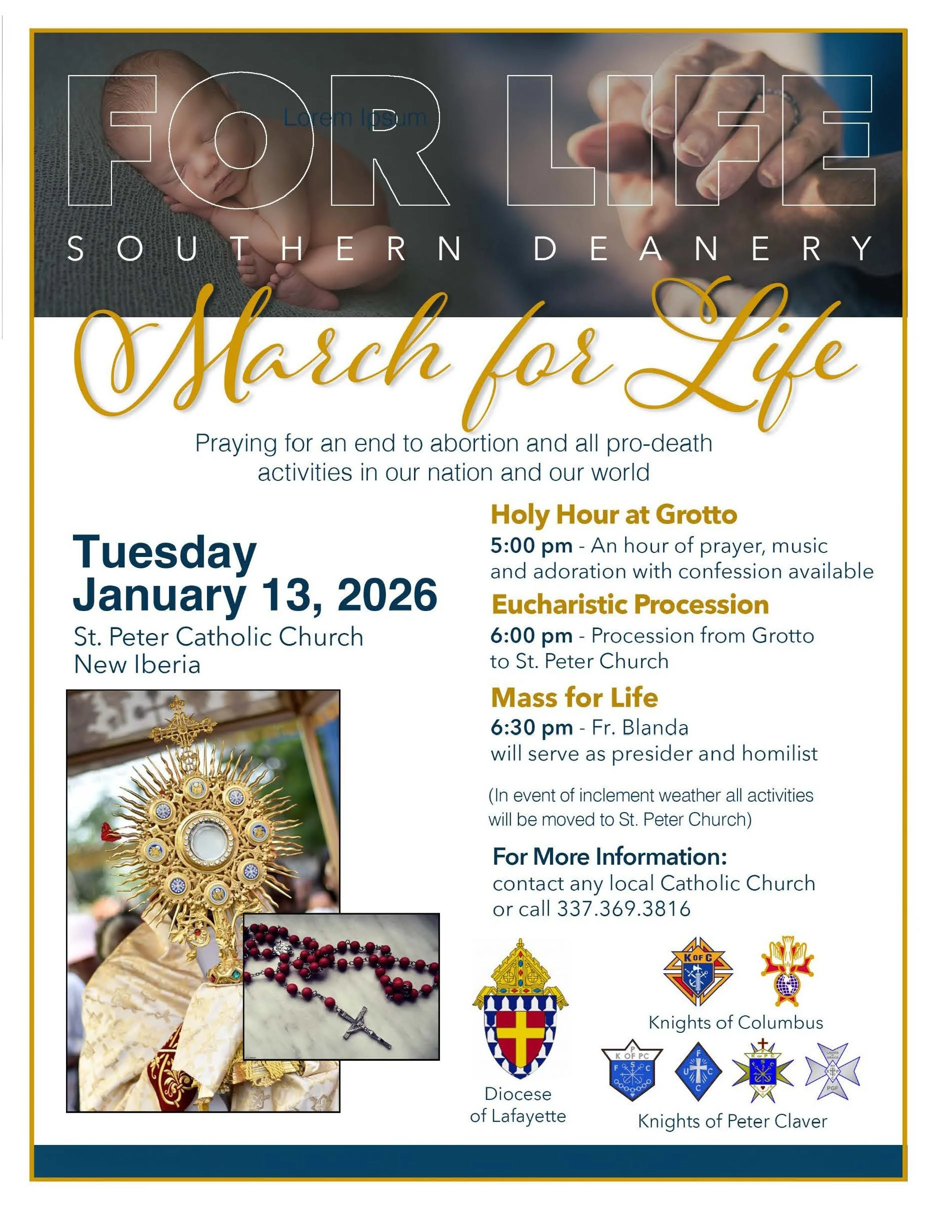 Southern Deanery March for Life