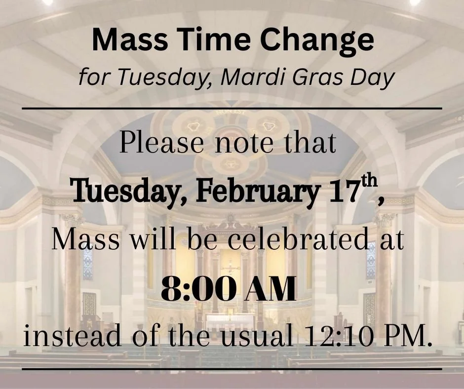 Mardi Gras Day Mass 