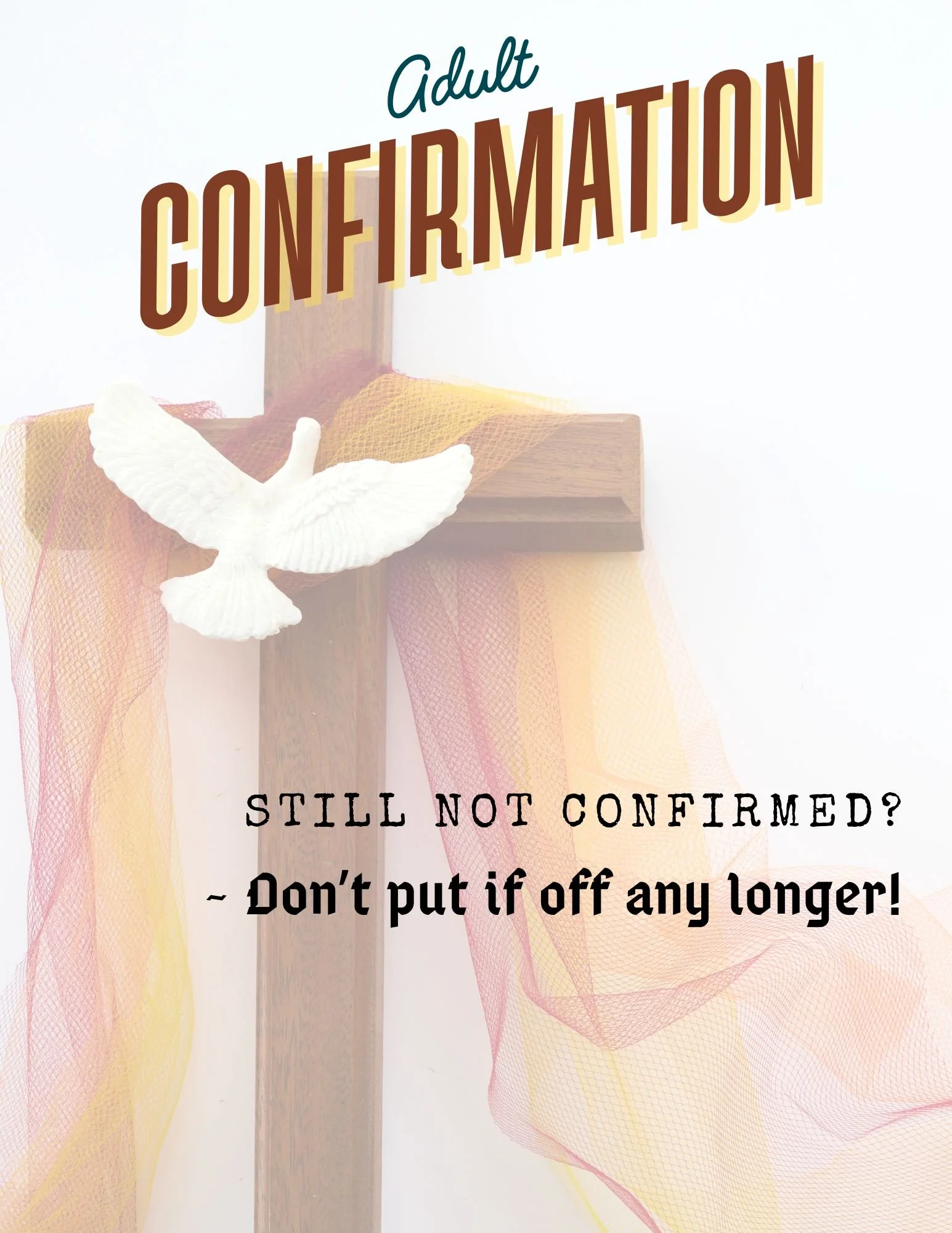Adult Confirmation Catholic Church