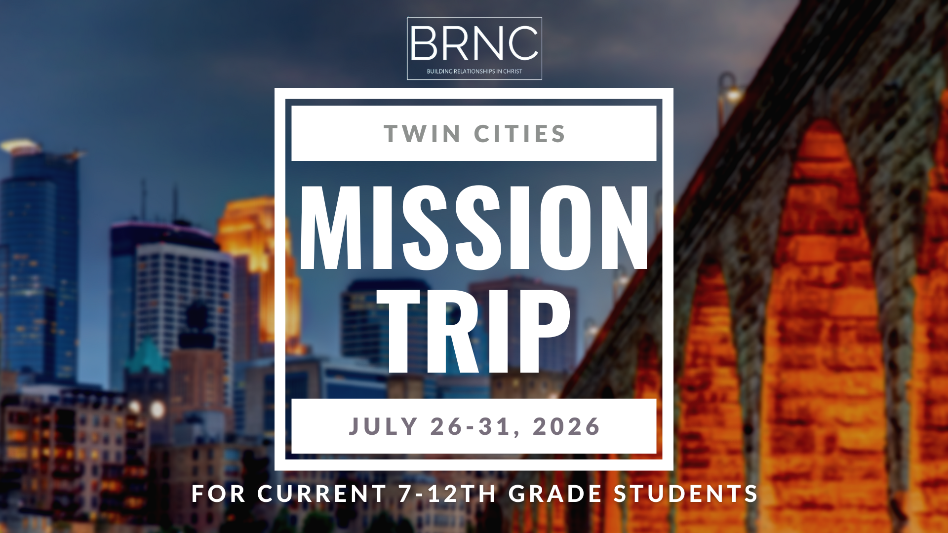 Youth Mission Trip - Twin Cities 