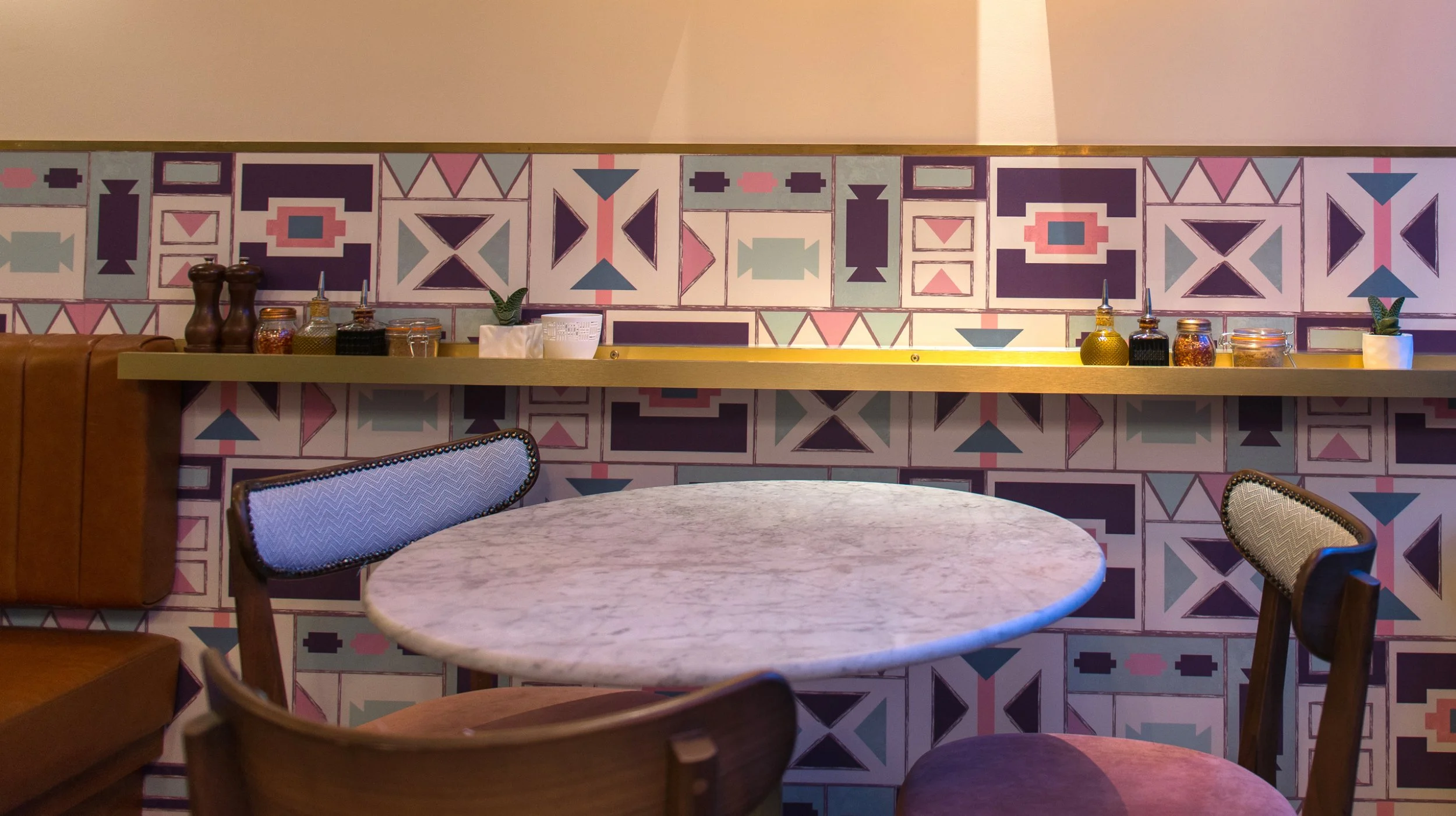 African Fabric and Wallpaper Design. African Interiors.