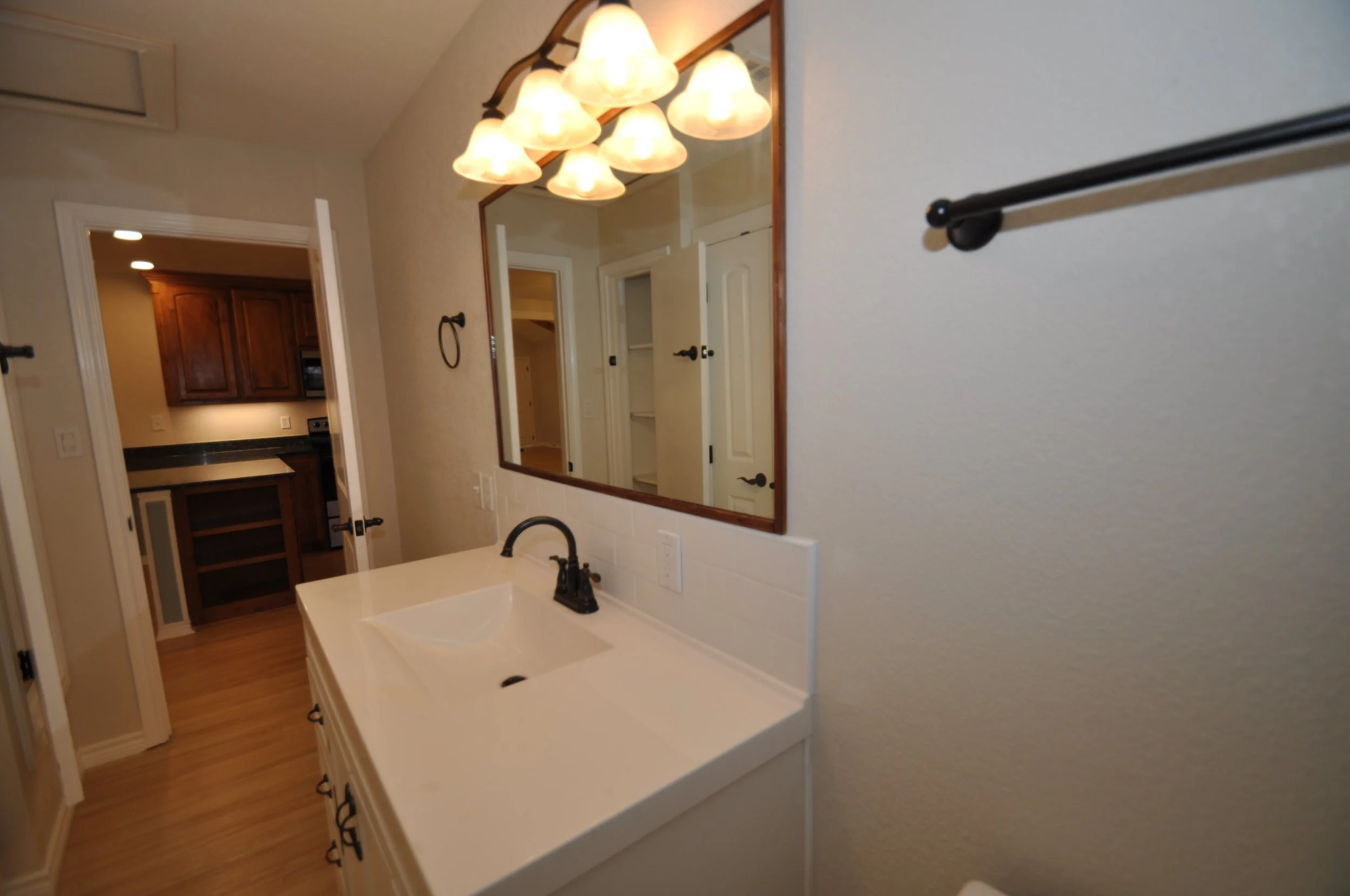 Guest bathroom vanity
