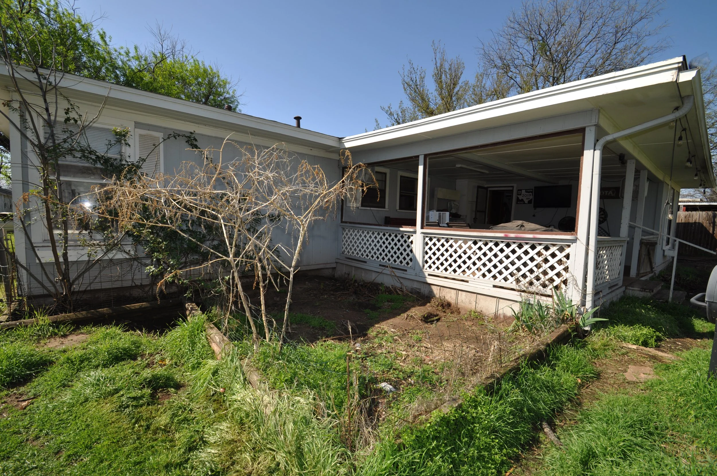 Potential vegetable or gardening area