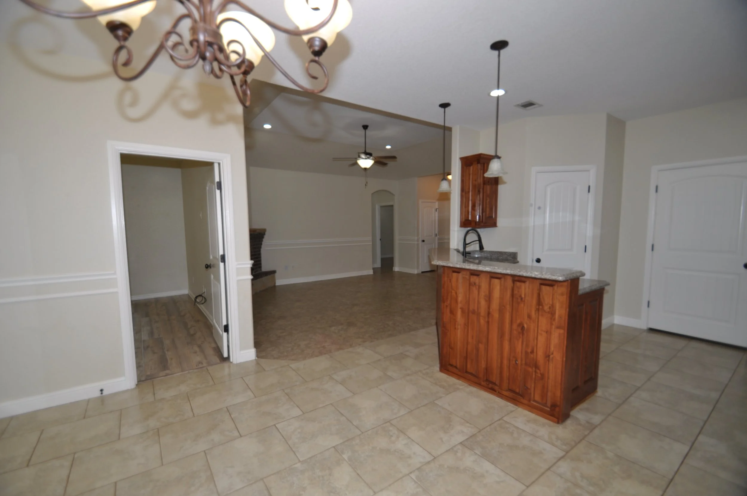 Dining to living room