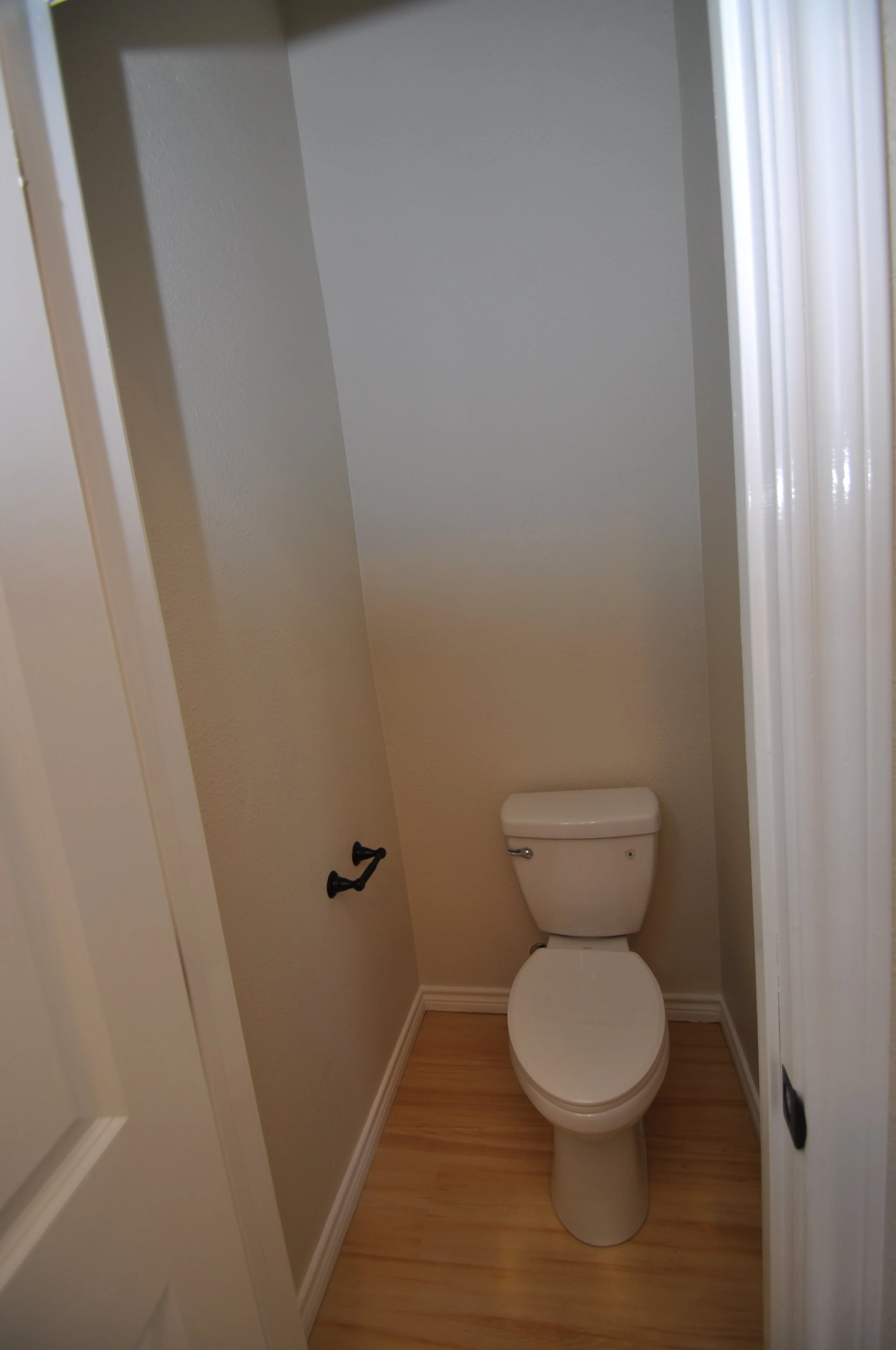 Private toilet closet in the master bathroom