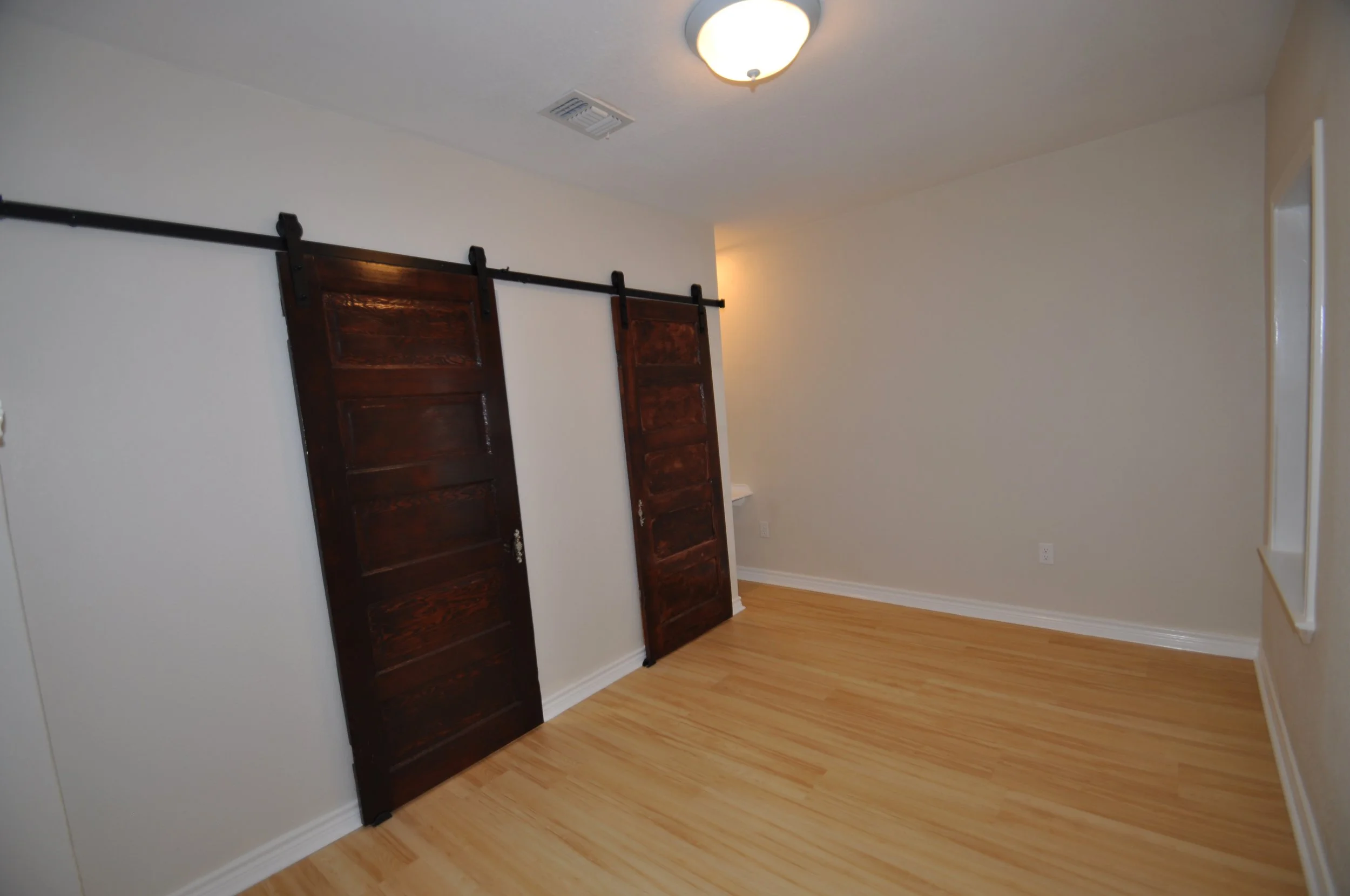 4th bedroom on immediate right side of front door.