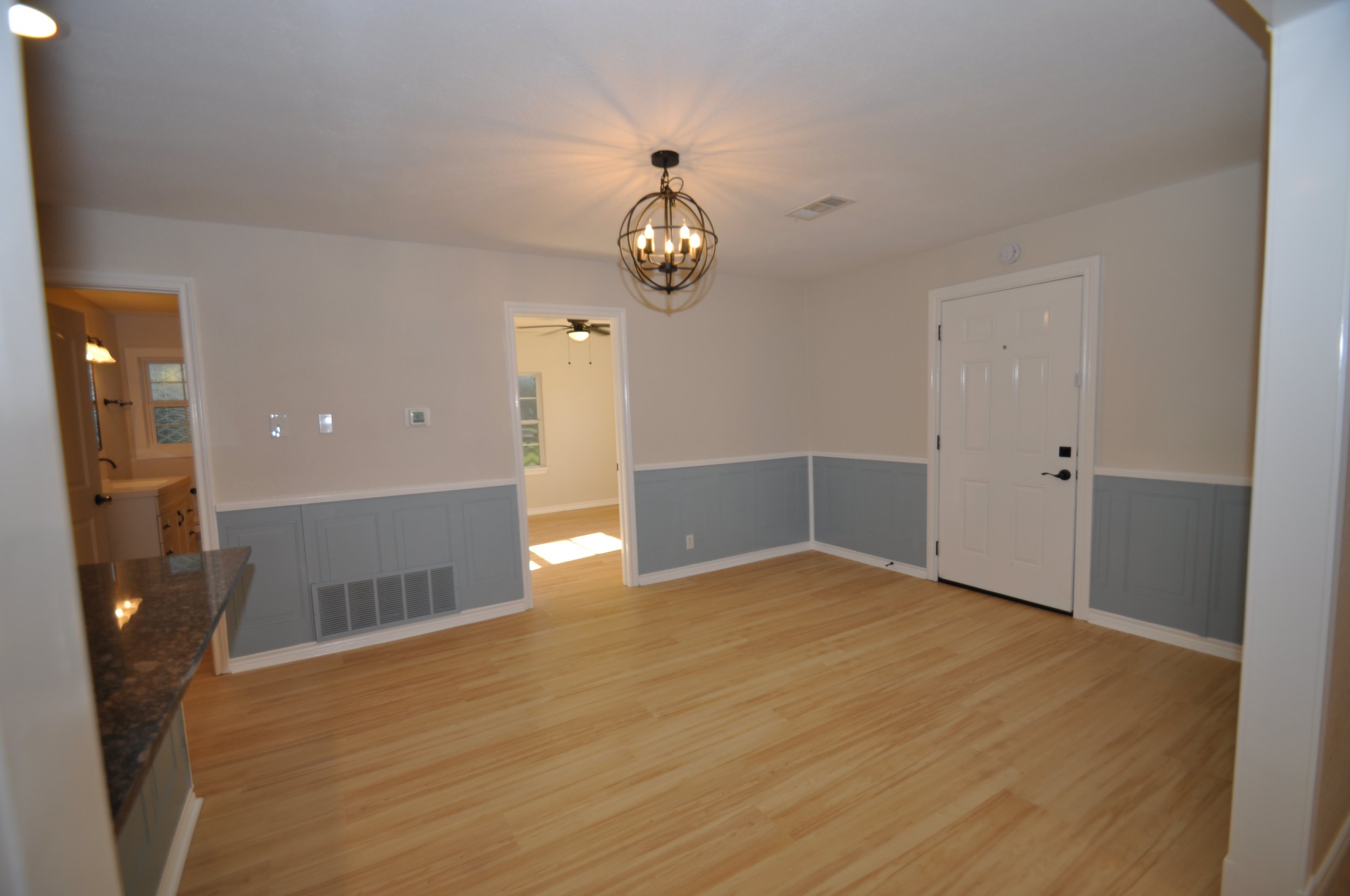 Dining area from the living room entrance