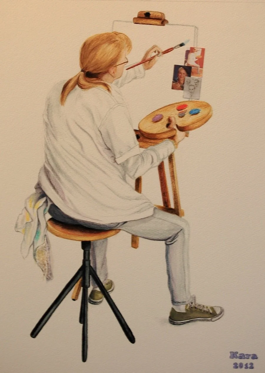 1. Rockwell Style Self Portrait.JPG