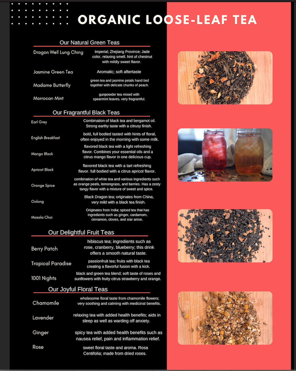 Our Tea Selection — BARCLAYS