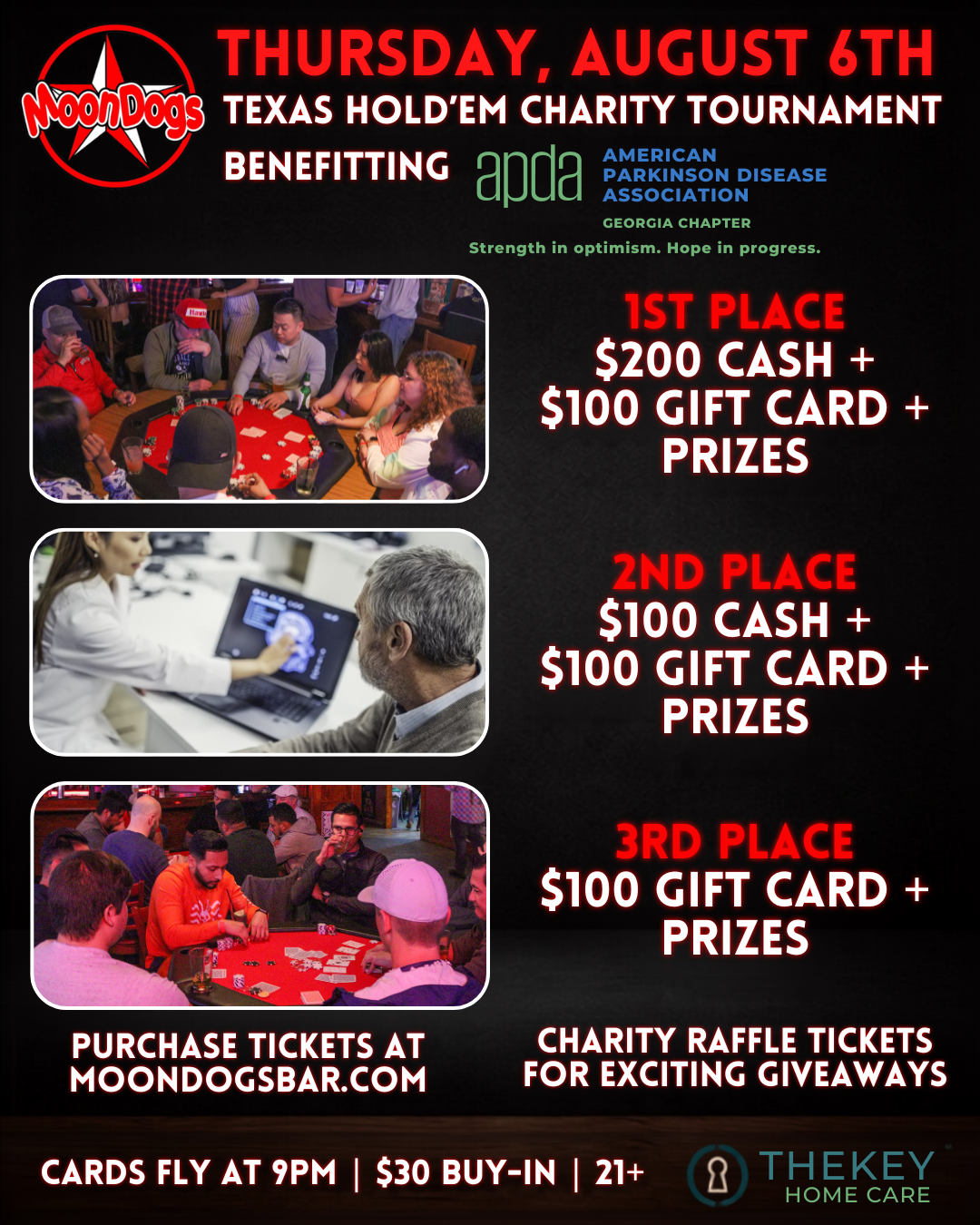 Texas Hold'em Charity Tournament Buy-In + Processing Fee