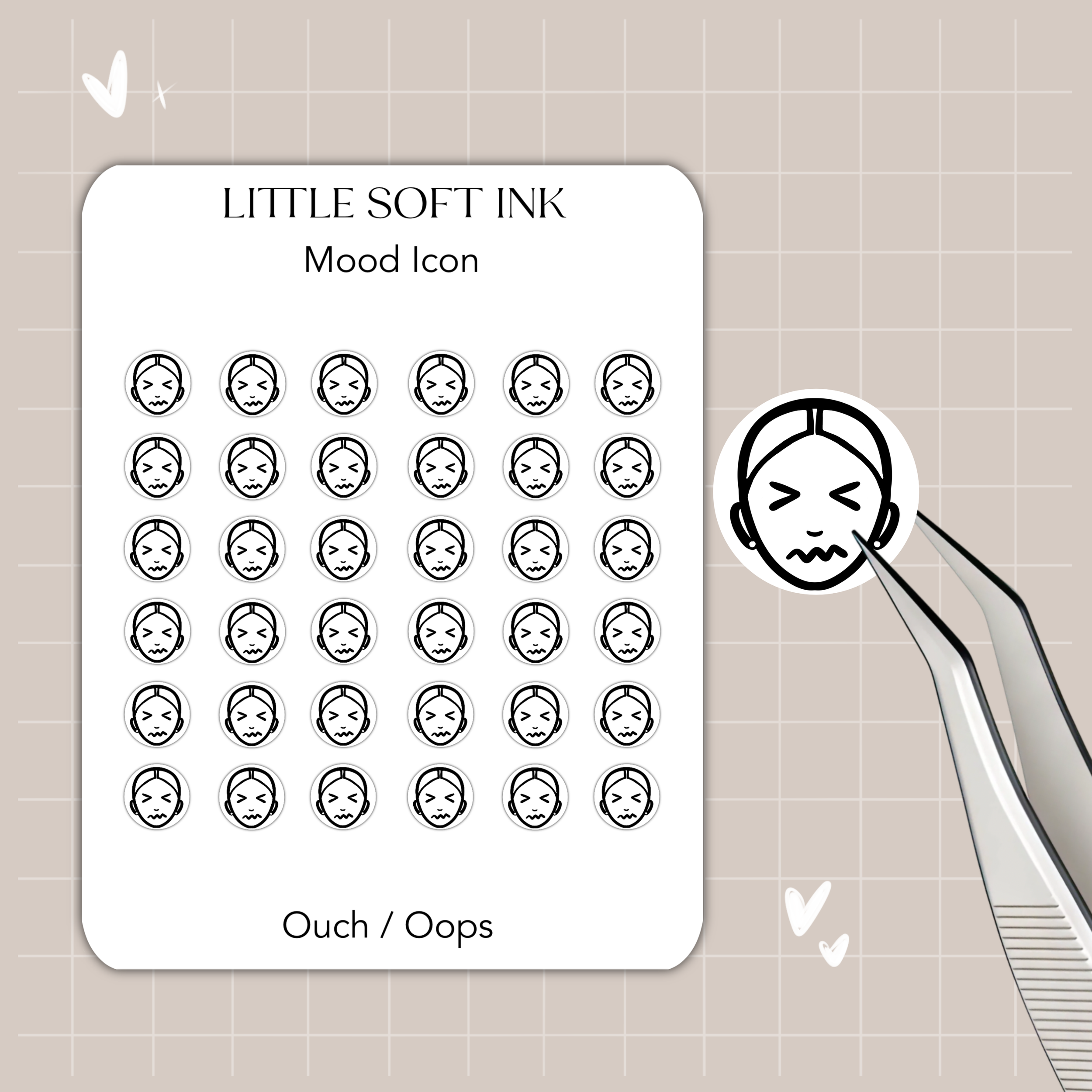 Ouch / Oops - Mood Icon
