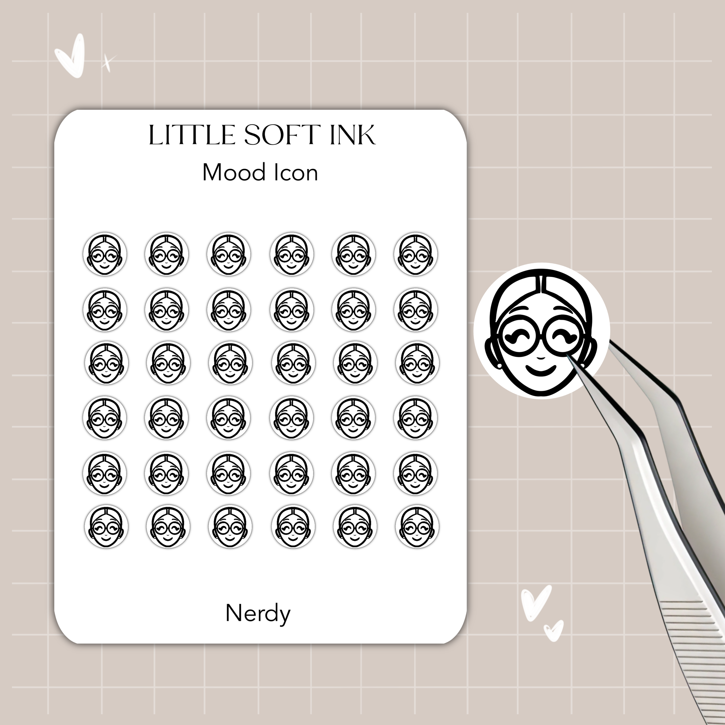 Nerdy - Mood Icon