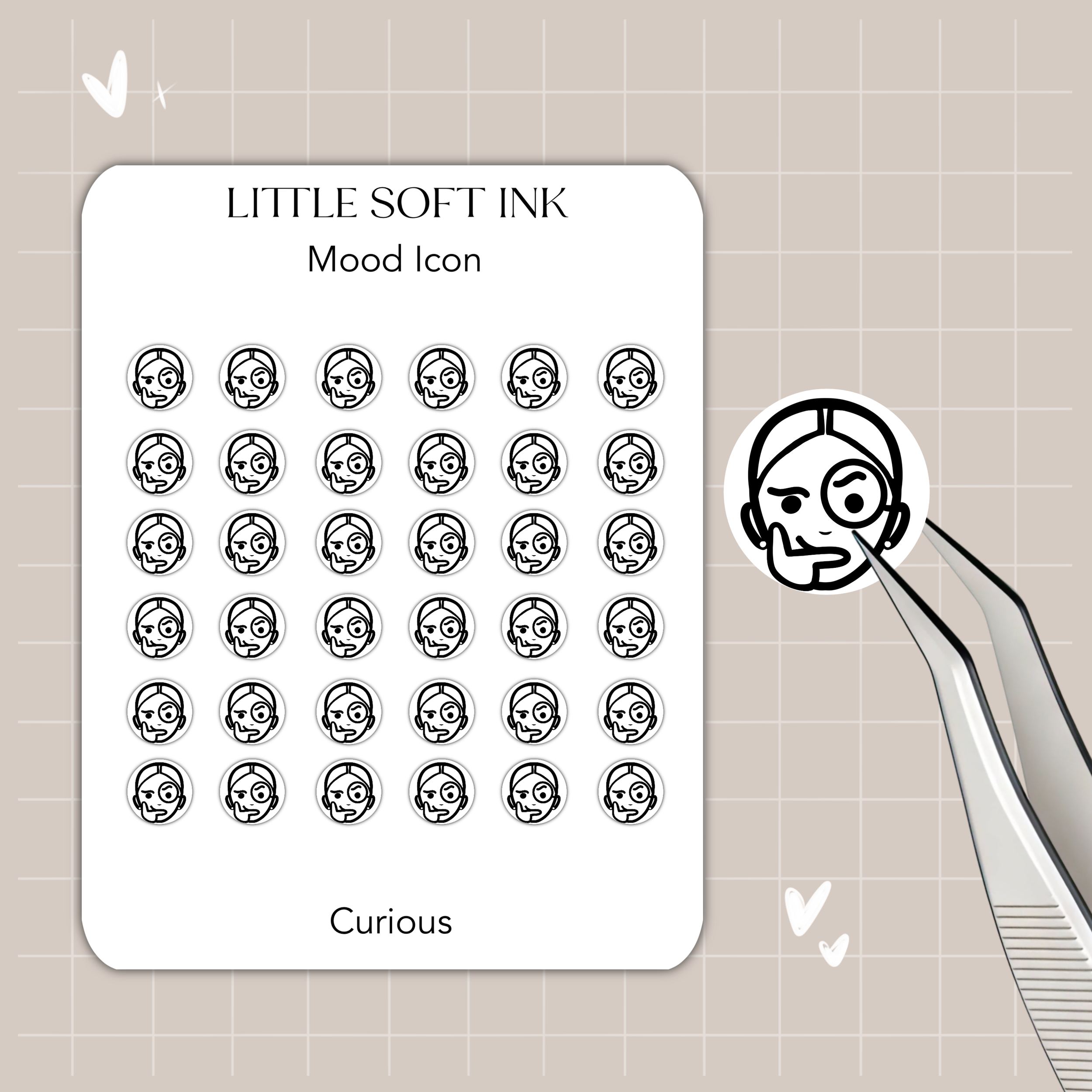 Curious - Mood Icon