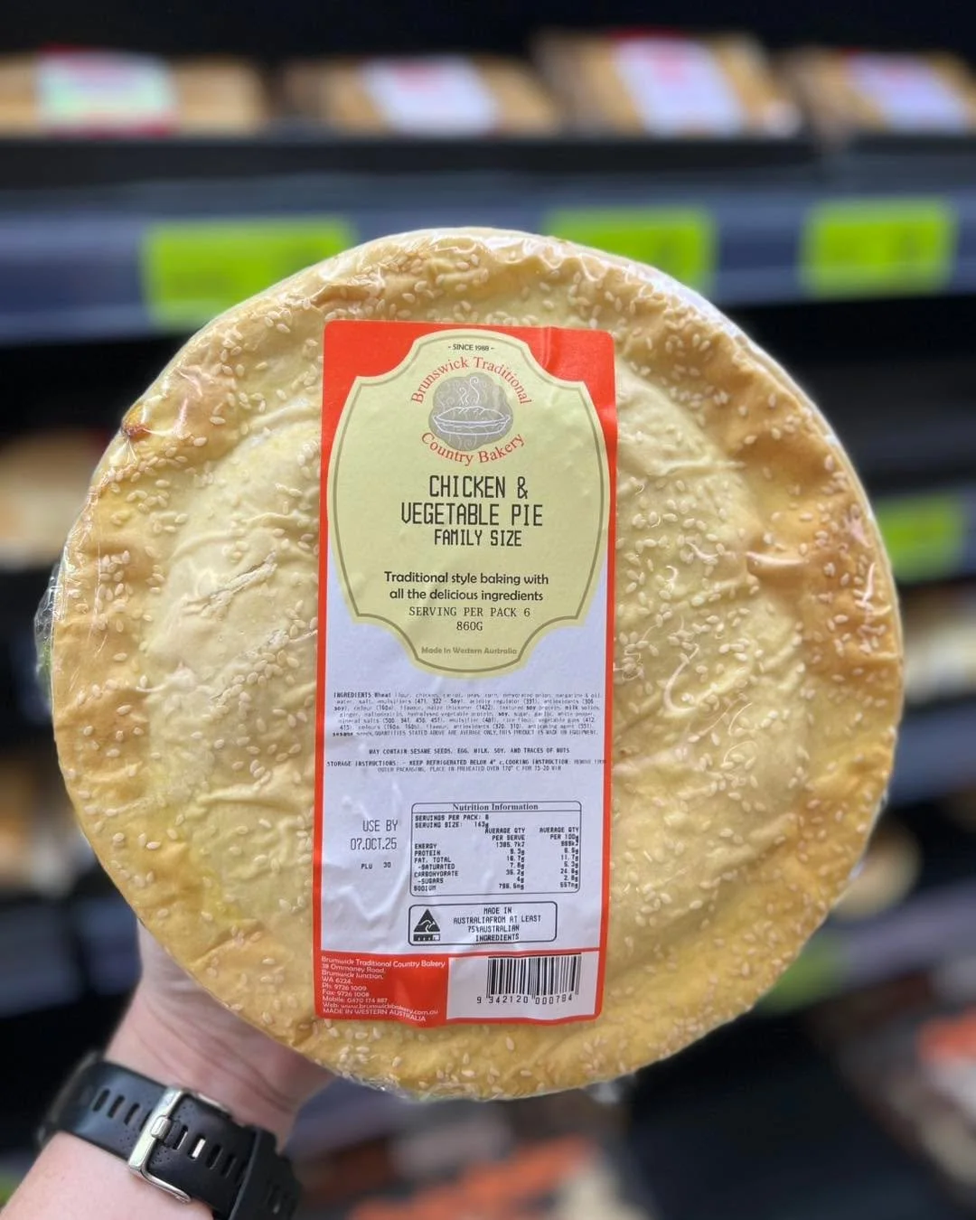 Busy night? Let us do the cooking!

Brunswick Traditional Country Bakery Chicken &amp; Vegetable Family Pie is ready to heat and serve &ndash; full of flavour, no fuss.

✅ Hearty
✅ Delicious
✅ Family-approved

#DinnerMadeEasy  #BrunswickBakery  #sbma