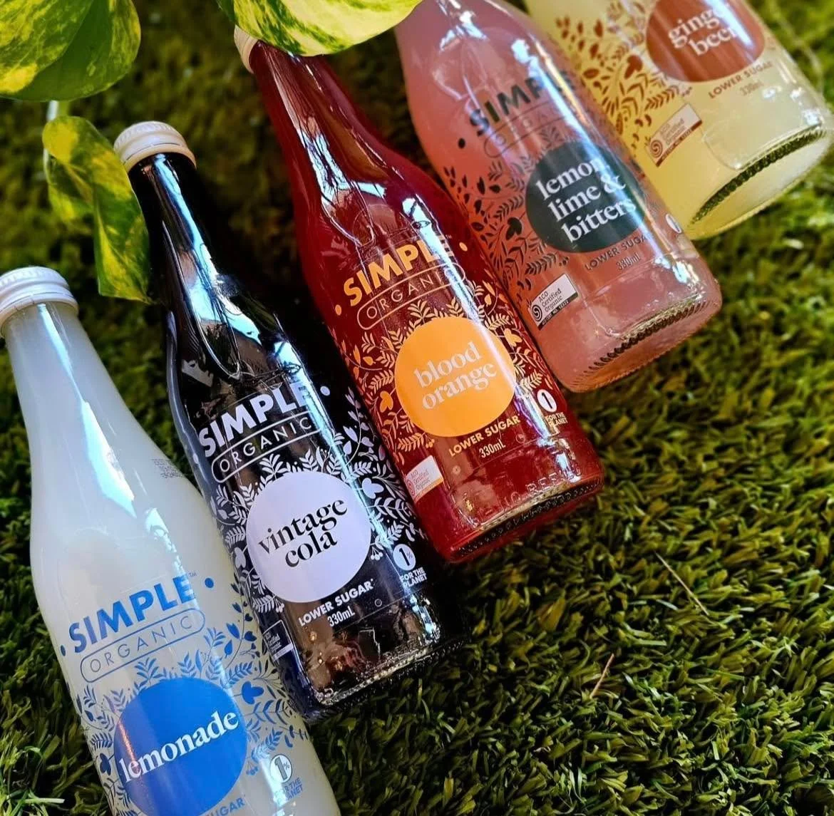 Simple Organic Sodas are certified organic, are low in sugar and full-flavoured, not to mention made in Australia and Australian owned.

Choose from Cola, Lemonade, Ginger Beer, Lemon, Lime &amp; Bitters or Blood Orange.

#southbunburymarketplace #sb