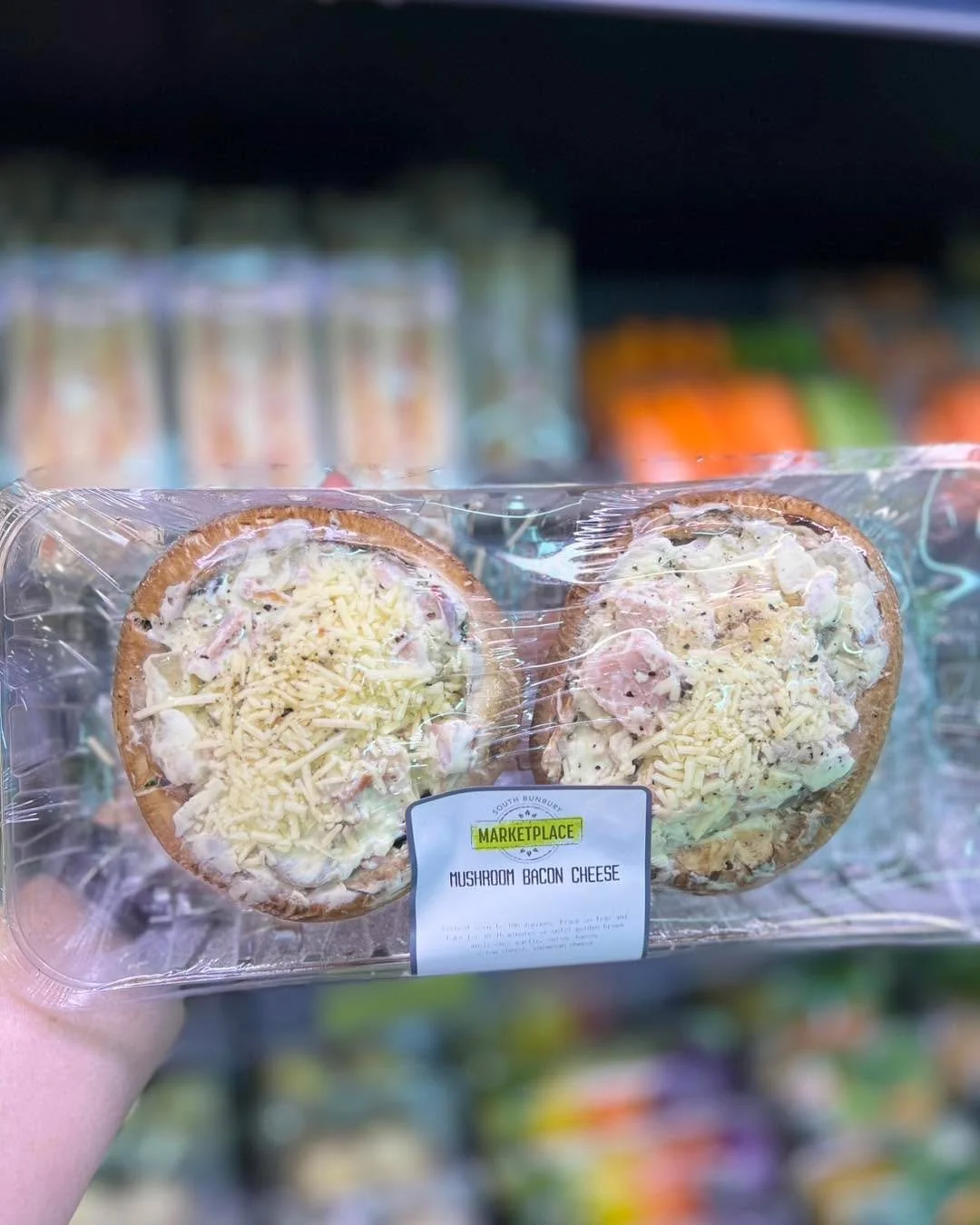 Mushrooms Stuffed with Bacon &amp; Cheese 🍄

Freshly made in-store at South Bunbury Marketplace!

These savory stuffed mushrooms are loaded with garlic, onion, crispy bacon, cream cheese, and parmesan&mdash;bake to golden perfection! 😍

✨ How to en