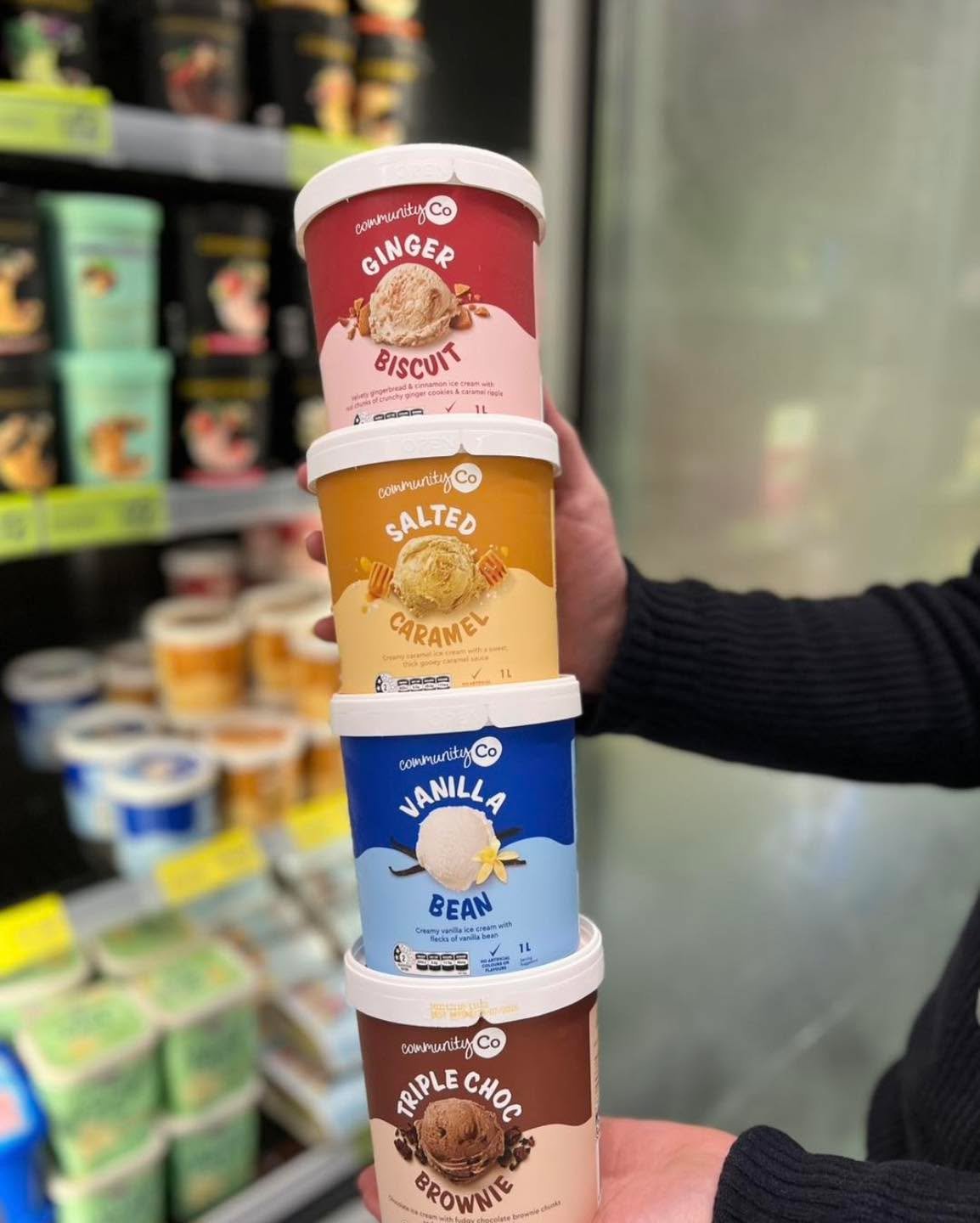 It&rsquo;s Market Day! Head in store between 12 - 1.30pm to try Community Co range of ice cream! 

Whether it&rsquo;s sharing with family and friends or a delicious after dinner indulgence, we Aussies love our ice cream.

Made with fresh Aussie cream