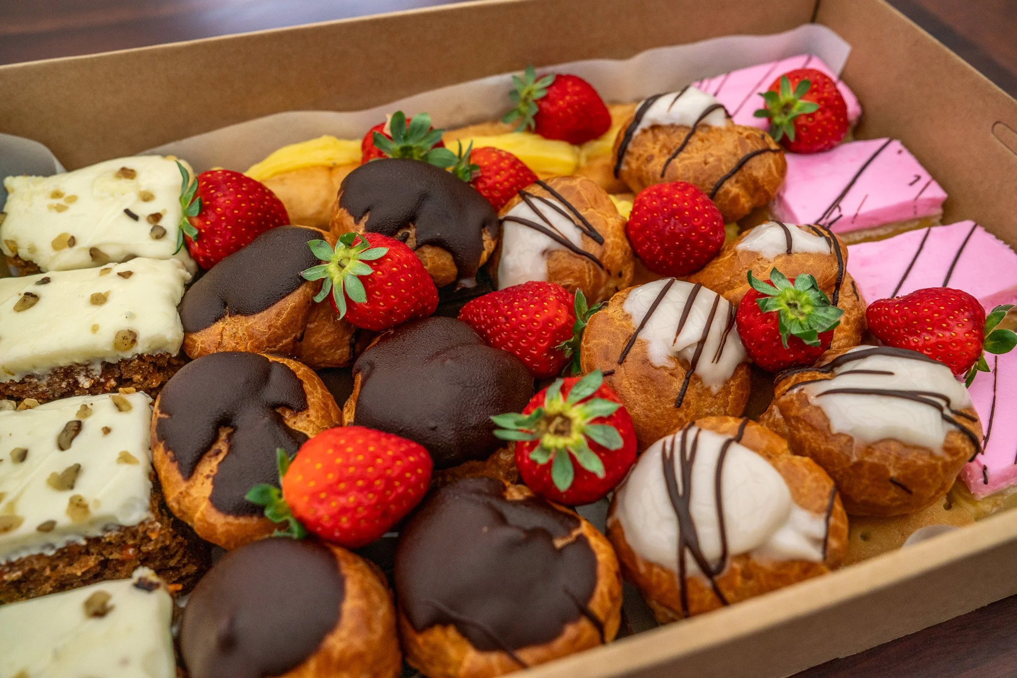 A little bite of sweetness ✨

Our Petit Four Platter features an elegant selection of bite-sized treats&mdash;perfect for events, celebrations, or afternoon indulgence.

Order online: www.southbunburymarektplace.com.au

 #southbunburymarketplace #sbm
