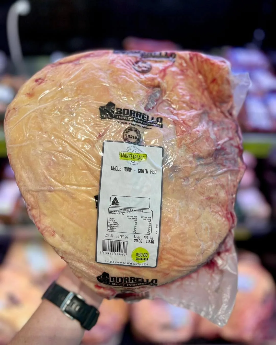 WHOLE RUMP SUPER SAVER
Big flavour. Bigger savings.
Stock up, slice it your way, and save!

Whole rump $20 a kilo this Saturday &amp; Sunday! 

#southbunburymarketplace #sbmarketplace #yourlocalmarketplace #buywesteatbest #weekendsupersaver #supportl