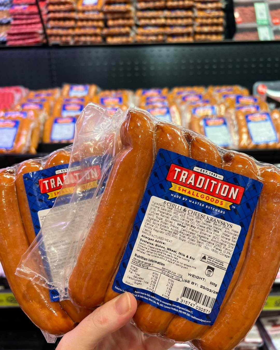 Smoked cheese &amp; 5 chilli &amp; cheese KRANSKYS are our weekend supersaver! 

Pick up these packs for $6 this Weekend. 

How to cook cheese kransky?

Boiling, baking or grilling are the most popular methods of preparing kransky.

To boil kransky, 