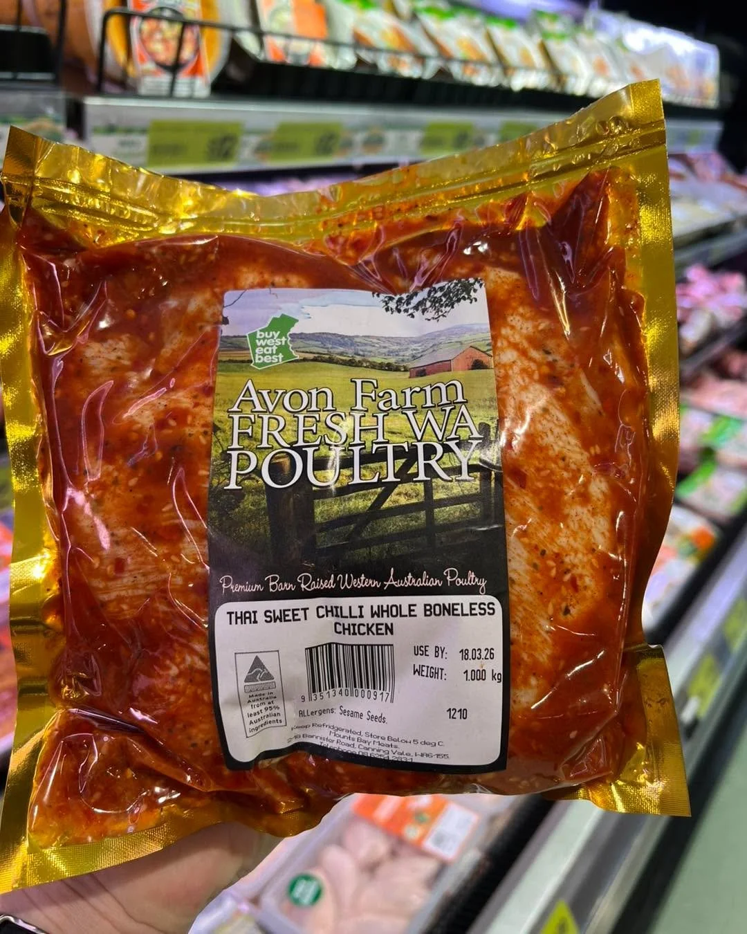 🍗🔥 Cook-at-home comfort just got an upgrade 🔥🍗

Thai Sweet Chilli Whole Boneless Chicken is ready for your oven &mdash; no fuss, all flavour 🙌

Juicy, tender chicken coated in a rich, sweet chilli glaze with the perfect hint of heat 🌶️✨
Just co