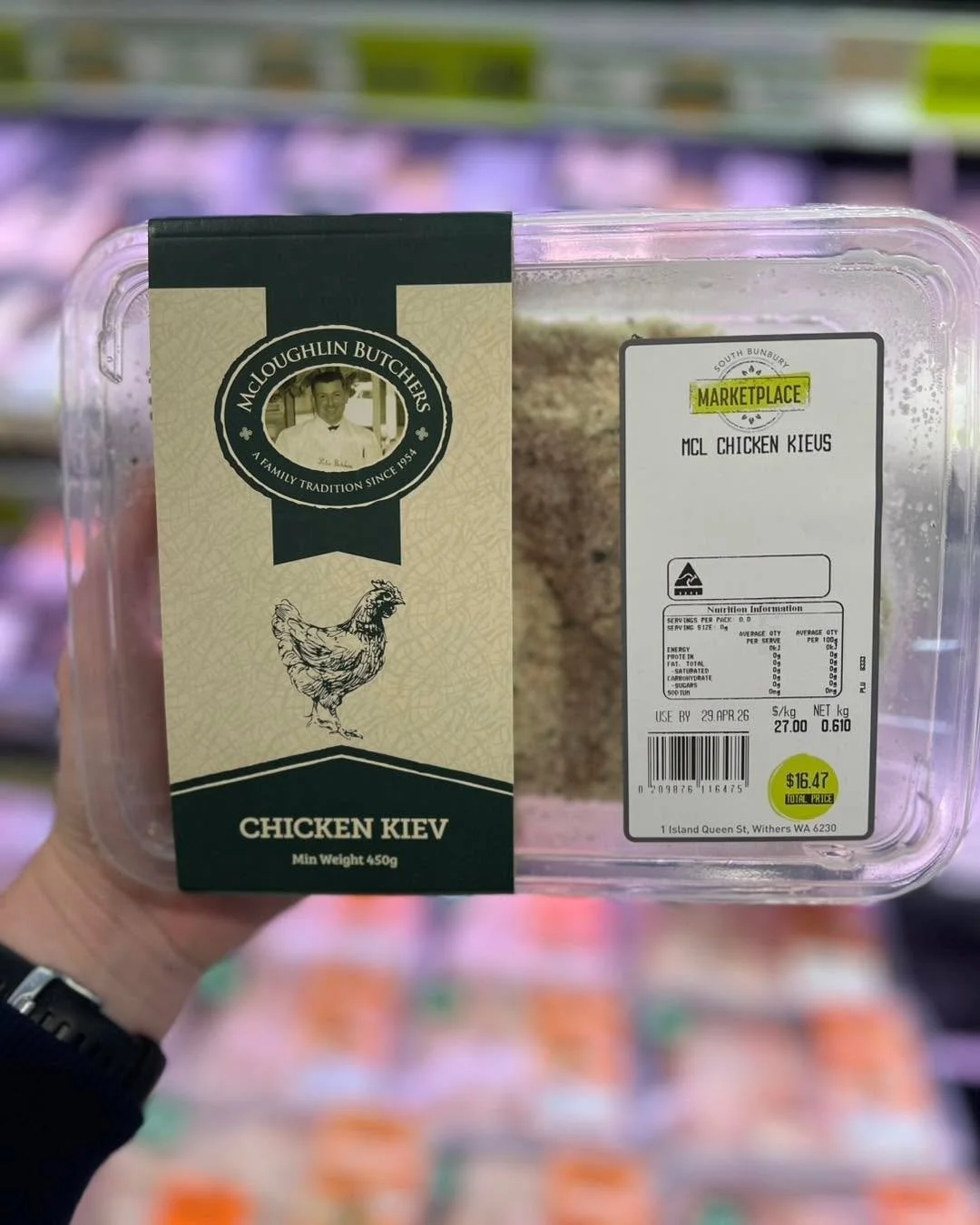 Chicken kiev&rsquo;s have been a household favourite for years and there&rsquo;s no wonder why. Succulent chicken breast, stuffed with a buttery garlic sauce and bedded in a crunchy panko breadcrumb- what&rsquo;s not to love?

#southbunburymarketplac