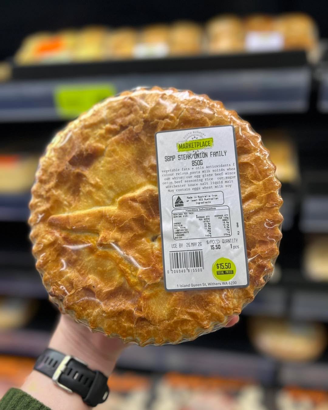 Golden crust, rich steak filling, comfort food done right 🥧 

#southbunburymarketplace #sbmarketplace #yourlocalmarketplace #buywesteatbest #supportlocal #freshandlocal #themarketplacesouthbunbury
