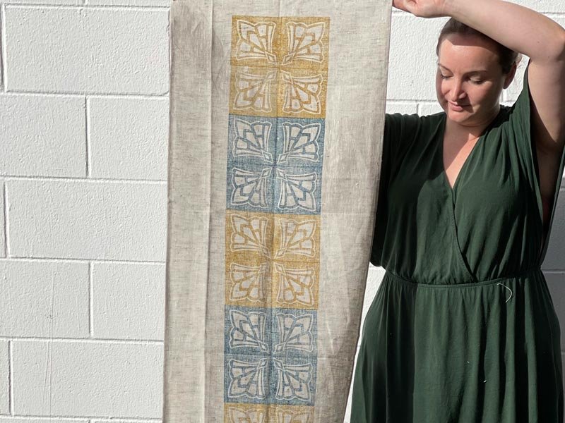 Block Printing - 1 Day Workshop *Table Runner*