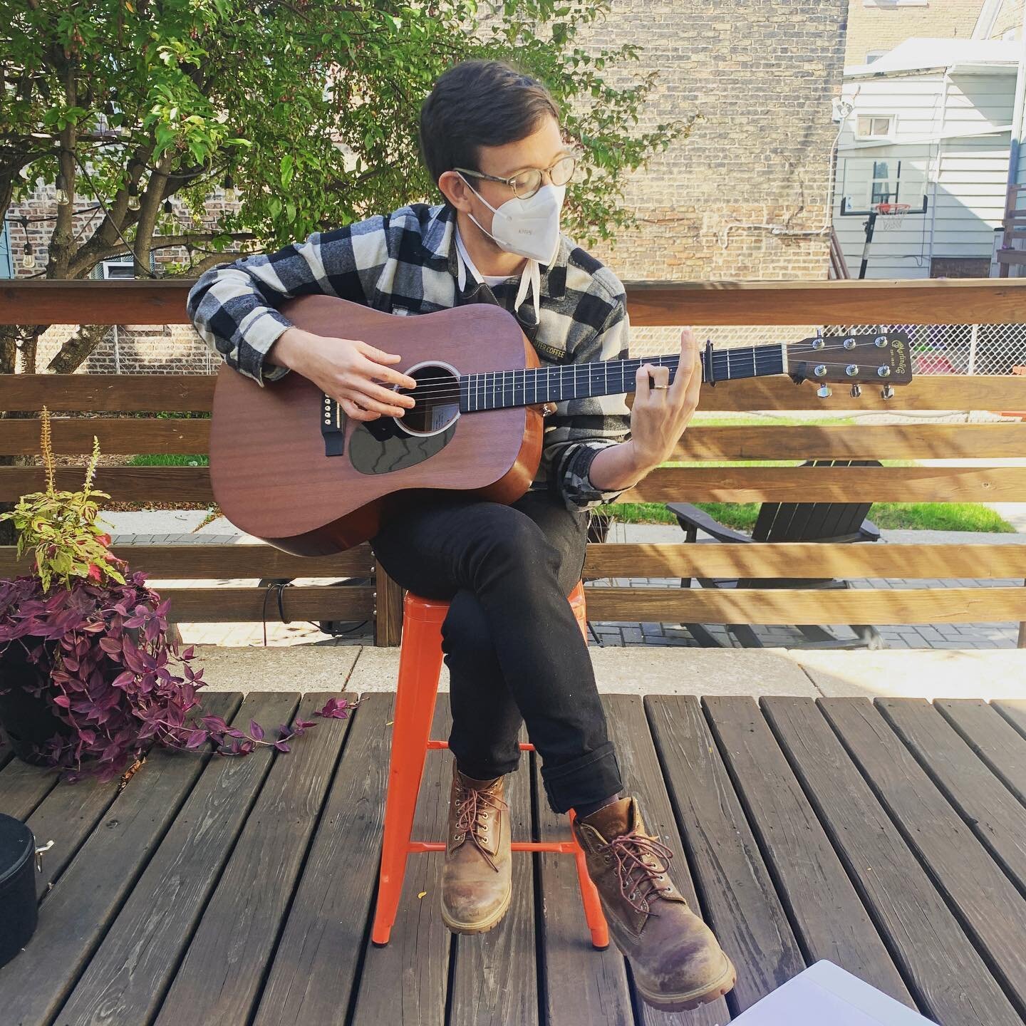 friendship(new songs + familiar sounds) - covid woes =  one life-giving backyard rehearsal 🌞 #musicmath