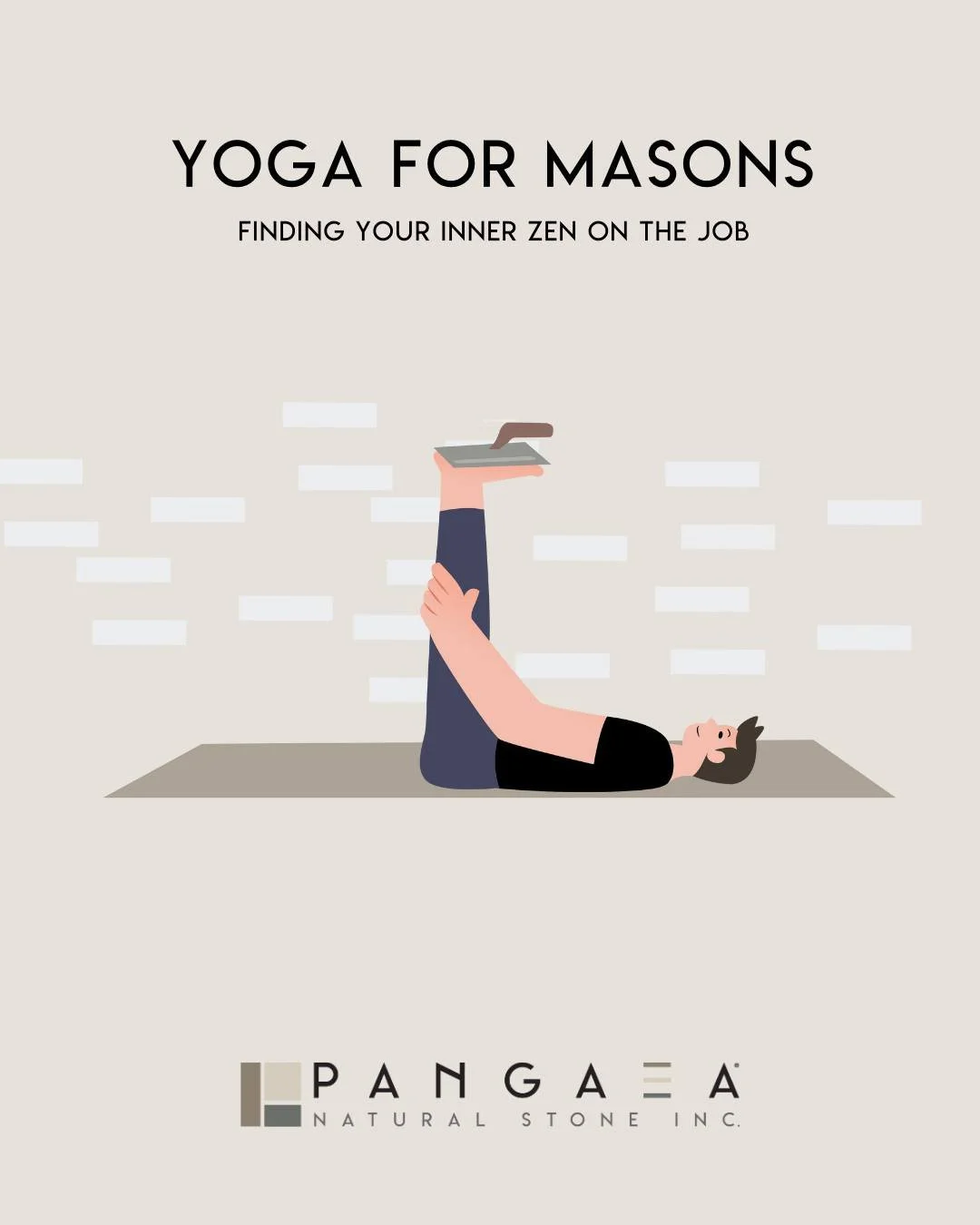 It&rsquo;s the middle of the holiday madness and you&rsquo;ve earned a break.
It&rsquo;s Friday.
It&rsquo;s time.

The Grout Float Table Pose
Be one with the grout float and envision the job completing itself.
Stay centered out there. The stone will 