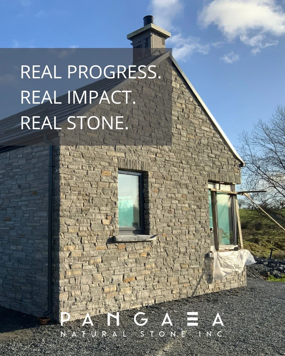 Pangaea&reg; is proud to be part of projects worldwide, and this work in progress in Ireland is a stunner in the making. This beauty is taking shape in the village of Ballybay, Co Monaghan, Ireland and is a perfect example of our New England Quarry L
