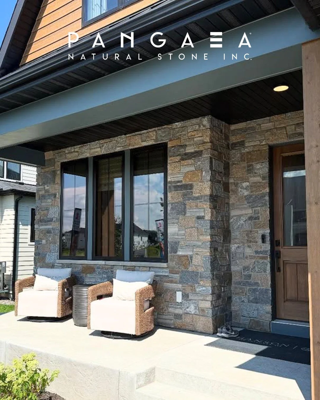 Porch season is calling&hellip; and honestly, who could say no?

Our stone brings warmth, texture, and just the right amount of character to this inviting front porch, creating the kind of space that makes you want to linger a little longer. Morning 