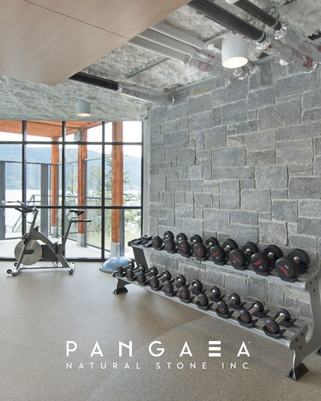 Built for reps and compliments.

Our WestCoast&reg; Castlestone adds serious presence to this gym space, bringing rugged texture and natural depth to every workout. Honestly, the walls may be working harder than the treadmill.

See link in bio to lea