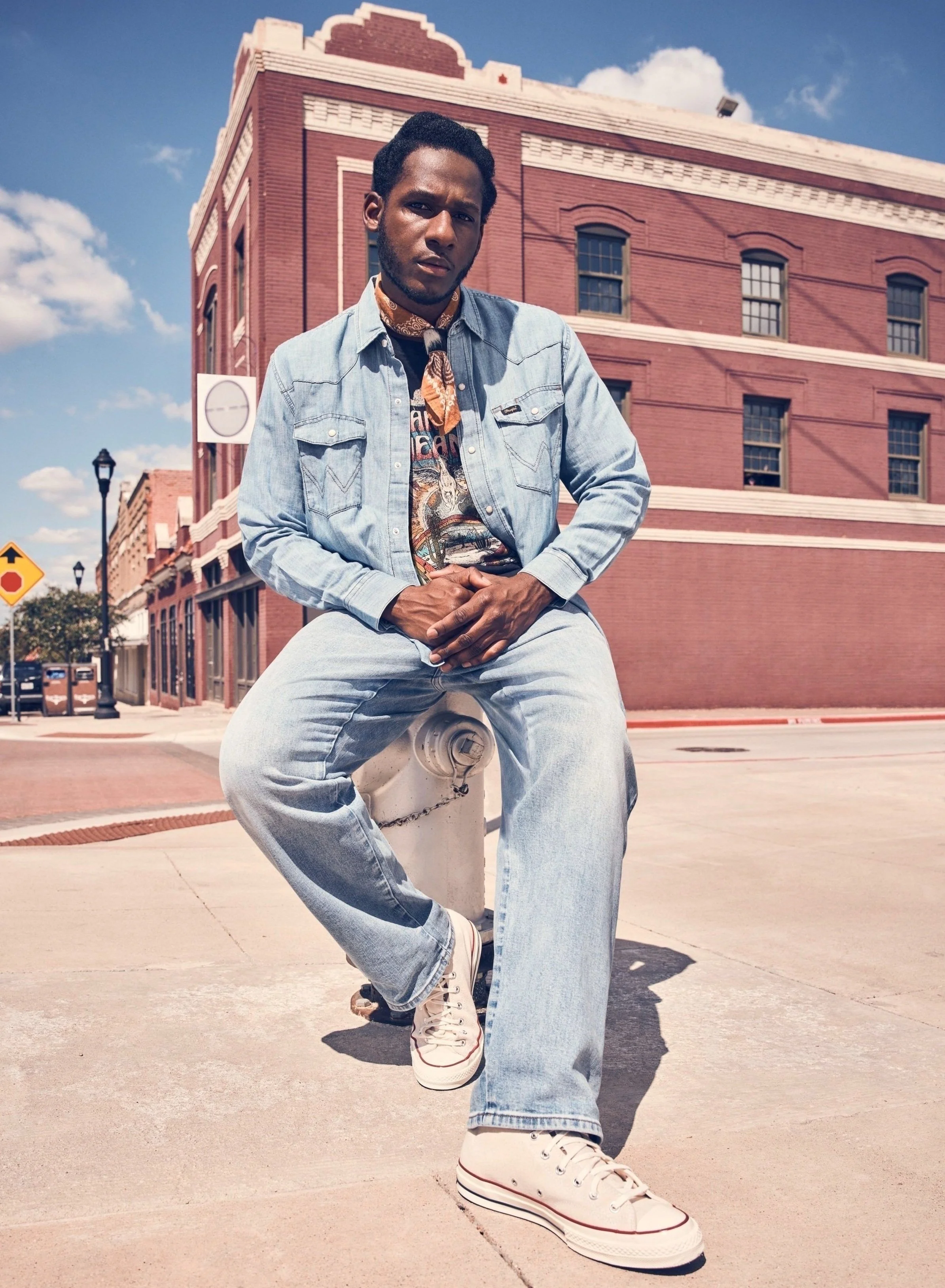 Leon Bridges x Wrangler — Adam Larson